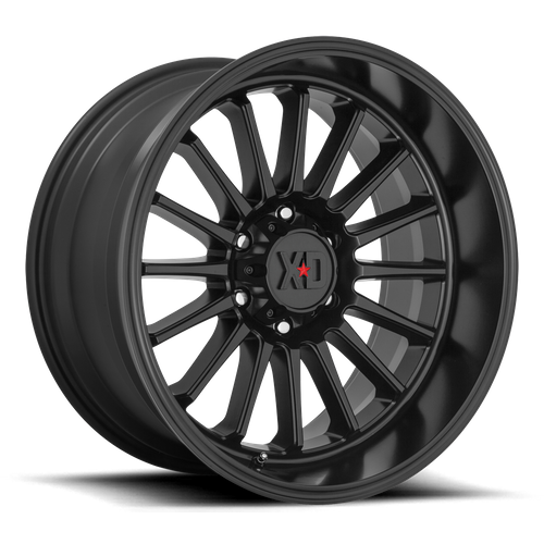 22x10 XD XD857 WHIPLASH Satin Black Wheel 6x5.5 (-18mm)
