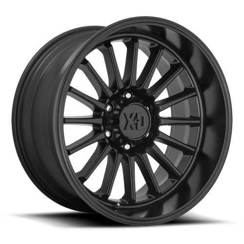 22x10 XD XD857 WHIPLASH Satin Black Wheel 5x5 (-18mm)