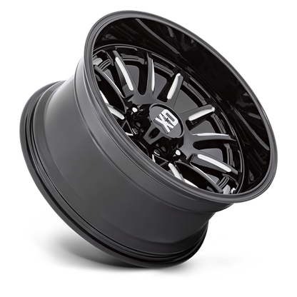 20x9 XD XD865 PHOENIX Gloss Black Milled Wheel 5x5 (0mm)
