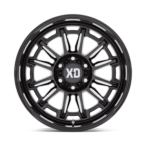 20x9 XD XD865 PHOENIX Gloss Black Milled Wheel 5x5 (0mm)