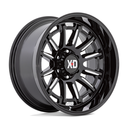 20x9 XD XD865 PHOENIX Gloss Black Milled Wheel 5x5 (0mm)