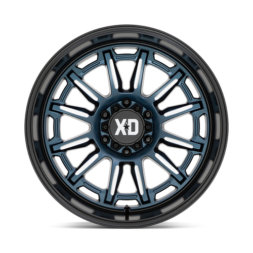 20x9 XD XD865 PHOENIX Metallic Blue Milled With Black Lip Wheel 5x150 (18mm)