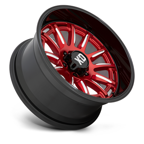 20x9 XD XD865 PHOENIX Candy Red Milled With Black Lip Wheel 6x135 (0mm)