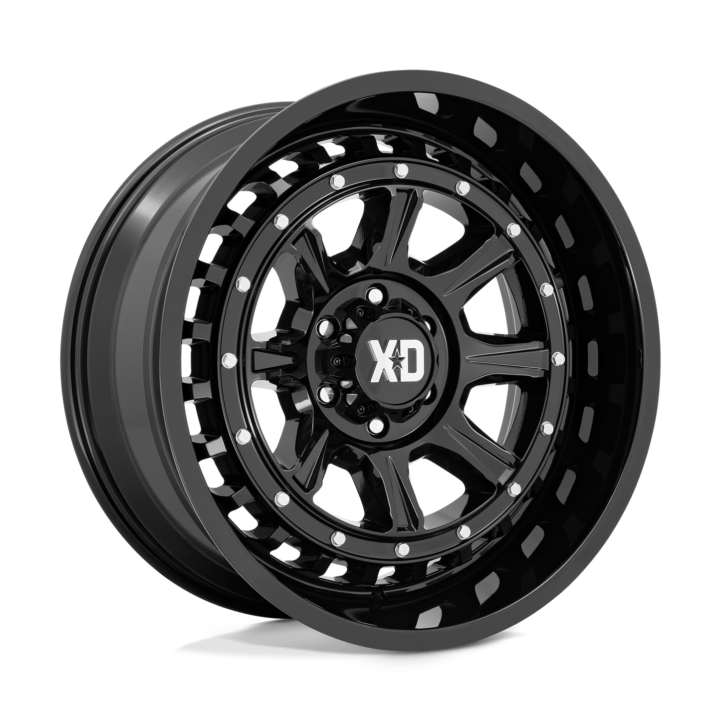 22x10 XD XD866 Outlander Gloss Black Wheel 5x5.5 (-18mm)