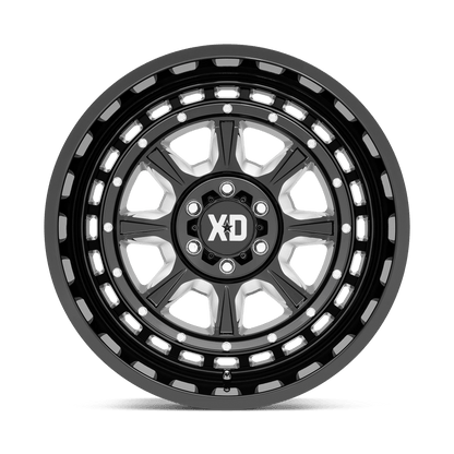 22x10 XD Series XD866 Outlander Gloss Black Milled Wheel 8x170 (-18mm)