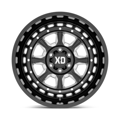 22x10 XD Series XD866 Outlander Gloss Black Milled Wheel 8x6.5 (-18mm)