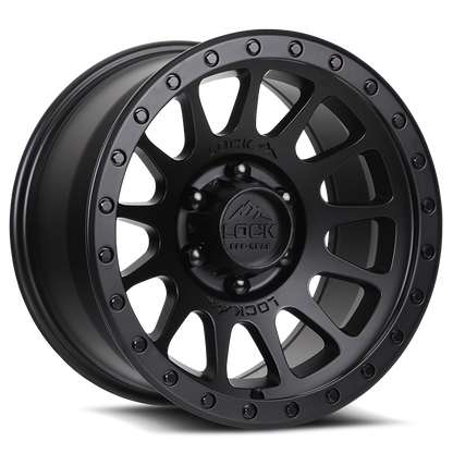 20x10 Lock Off-Road Yosemite Matte Black W/ Matte Black Ring Wheel 6x5.5 (-18mm)