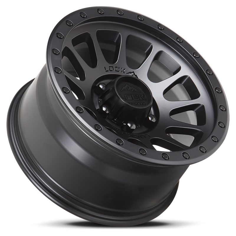 20x10 Lock Off-Road Yosemite Matte Black W/ Matte Black Ring Wheel 8x6.5 (-18mm)