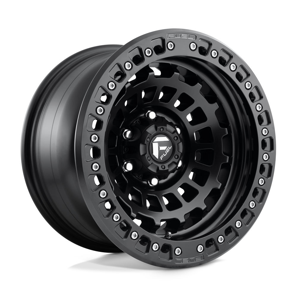 17x9 Fuel D101 Zephyr BEADLOCK Matte Black Wheel 6x5.5 (-15mm)