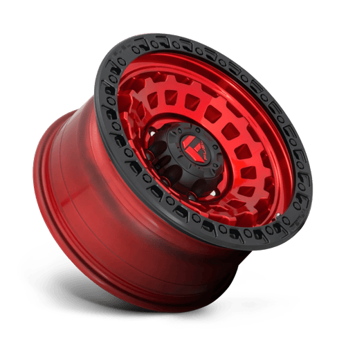 17x8.5 Fuel Off-Road D632 Zephyr Candy Red Black Bead Ring Wheel 5x4.75 (34mm)
