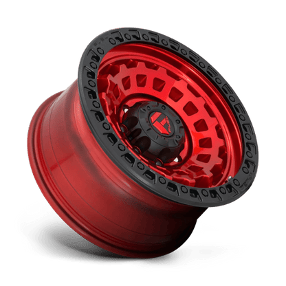 17x8.5 Fuel Off-Road D632 Zephyr Candy Red Black Bead Ring Wheel 5x4.75 (34mm)