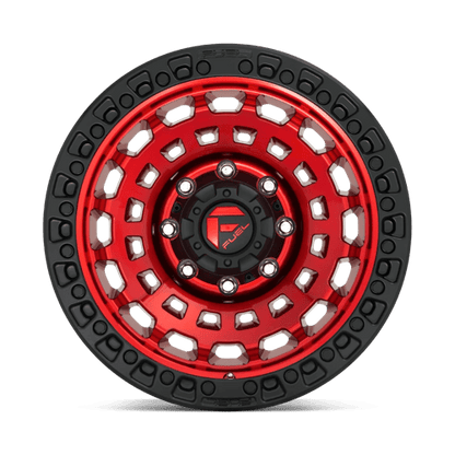 17x8.5 Fuel Off-Road D632 Zephyr Candy Red Black Bead Ring Wheel 5x4.75 (34mm)