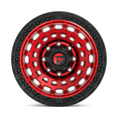 17x8.5 Fuel Off-Road D632 Zephyr Candy Red Black Bead Ring Wheel 5x4.75 (34mm)
