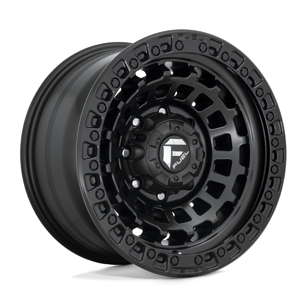 17x9 Fuel D633 ZEPHYR MATTE BLACK Wheel 8x6.5 (-12mm)