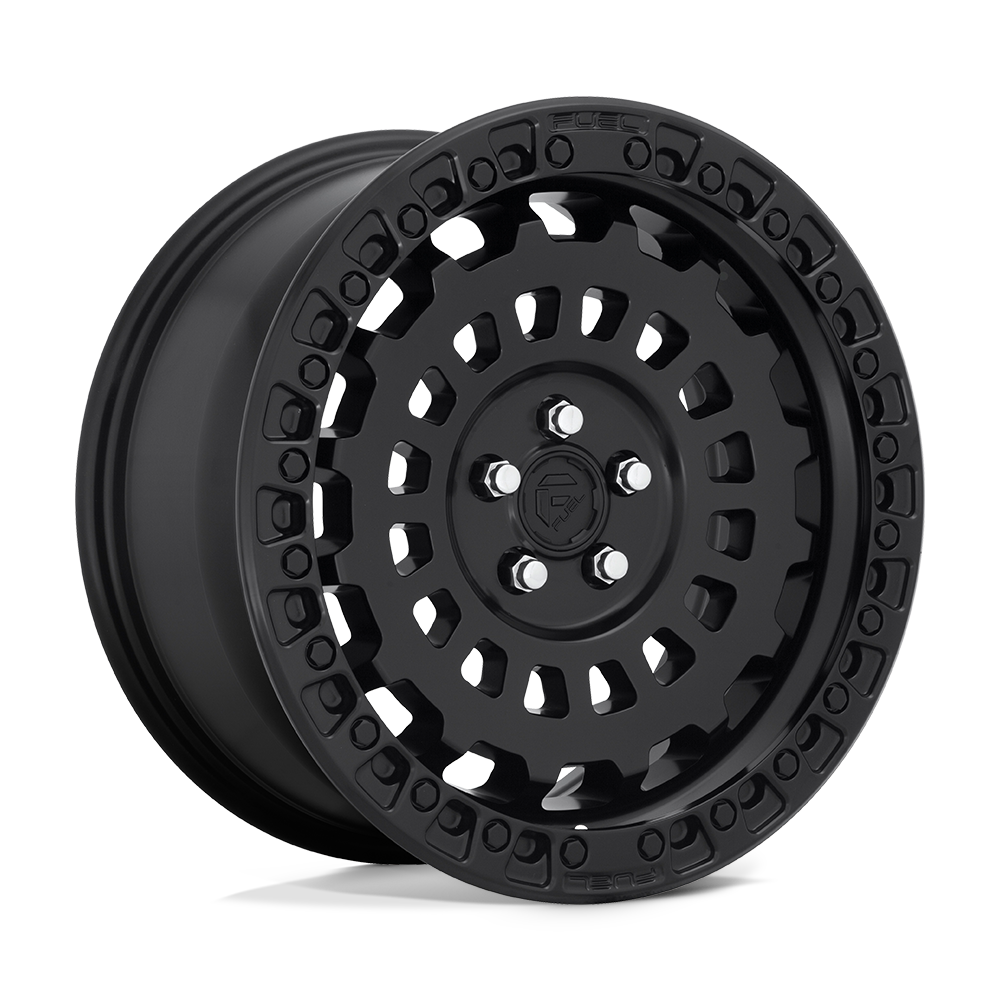 17x8 Fuel D633 ZEPHYR MATTE BLACK Wheel 5x100 (38mm)