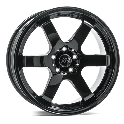 18x8.5 Axe ZX6 Gloss Black Wheels Blank (40mm) Set of 4