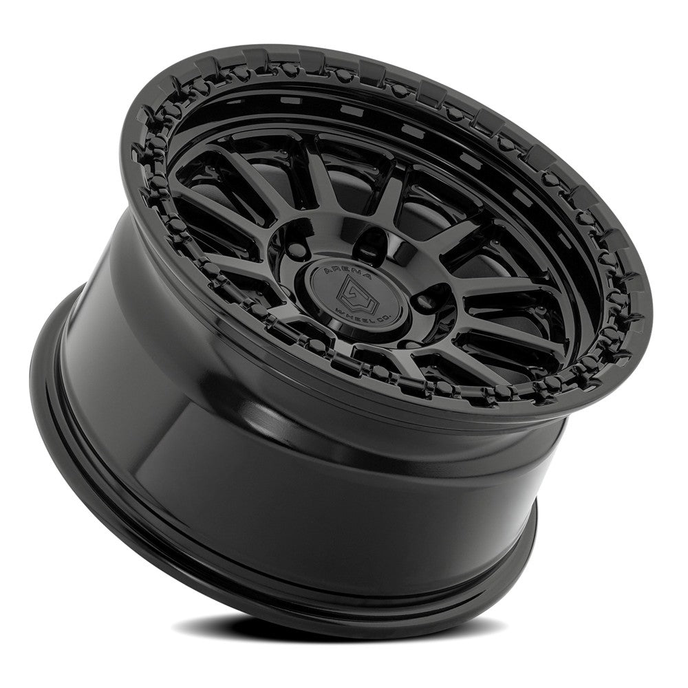 20x9 Arena Wheel Co. A128 Enduro Glossy Black Wheel 6x135 (20mm)
