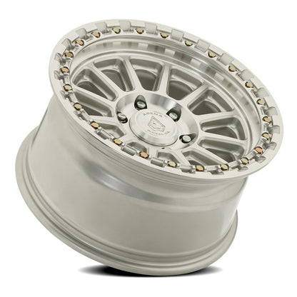 20x9 Arena Wheel Co.  A128 Enduro Gloss Silver Machined Wheel 6x5.5 (20mm)