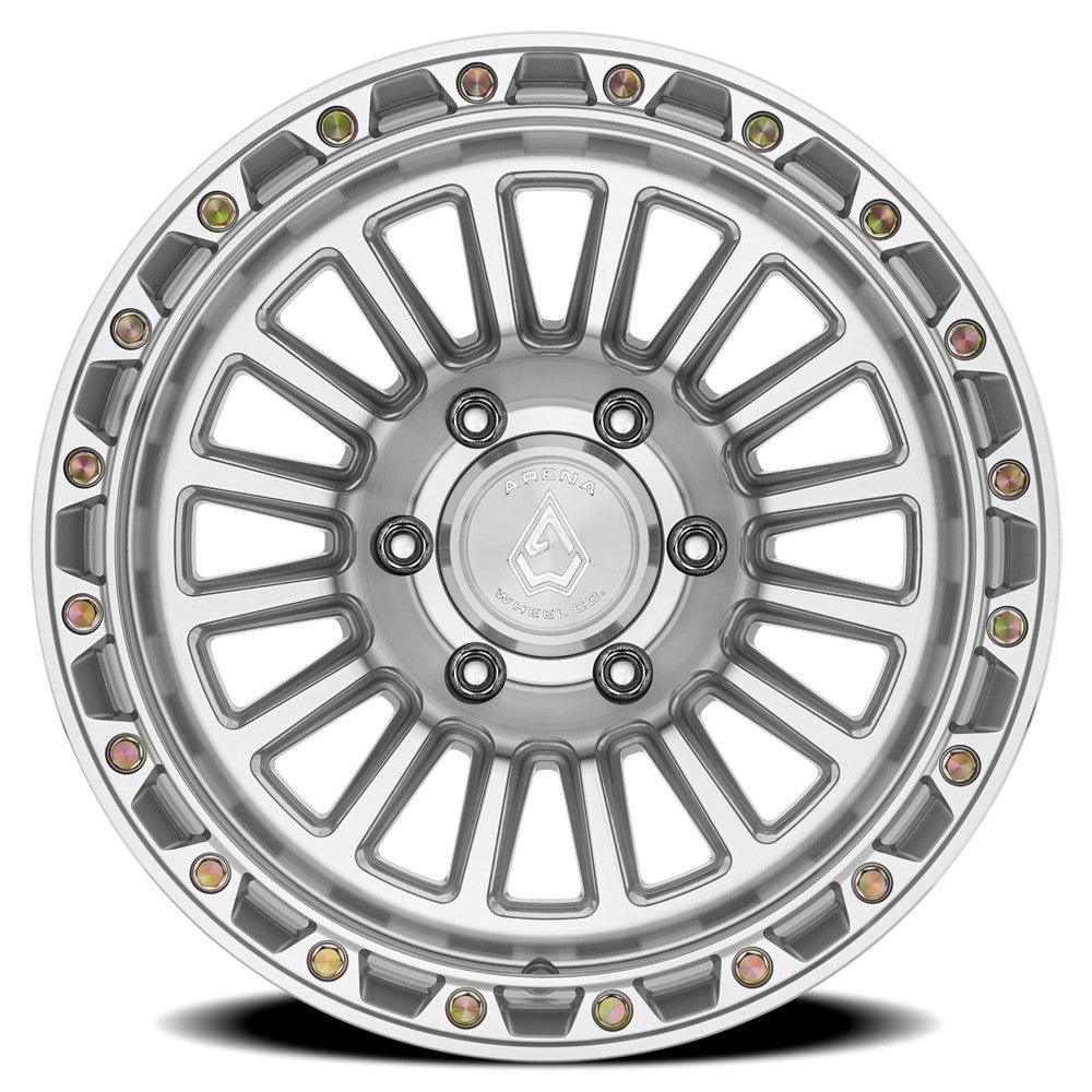 20x9 Arena Wheel Co. A130 Podium Gloss Silver Machined Wheel 6x135 (20mm)
