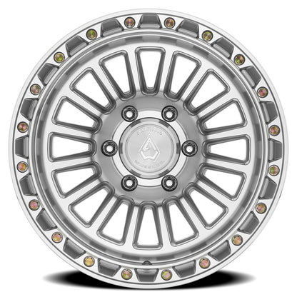 20x9 Arena Wheel Co. A130 Podium Gloss Silver Machined Wheel 6x135 (20mm)