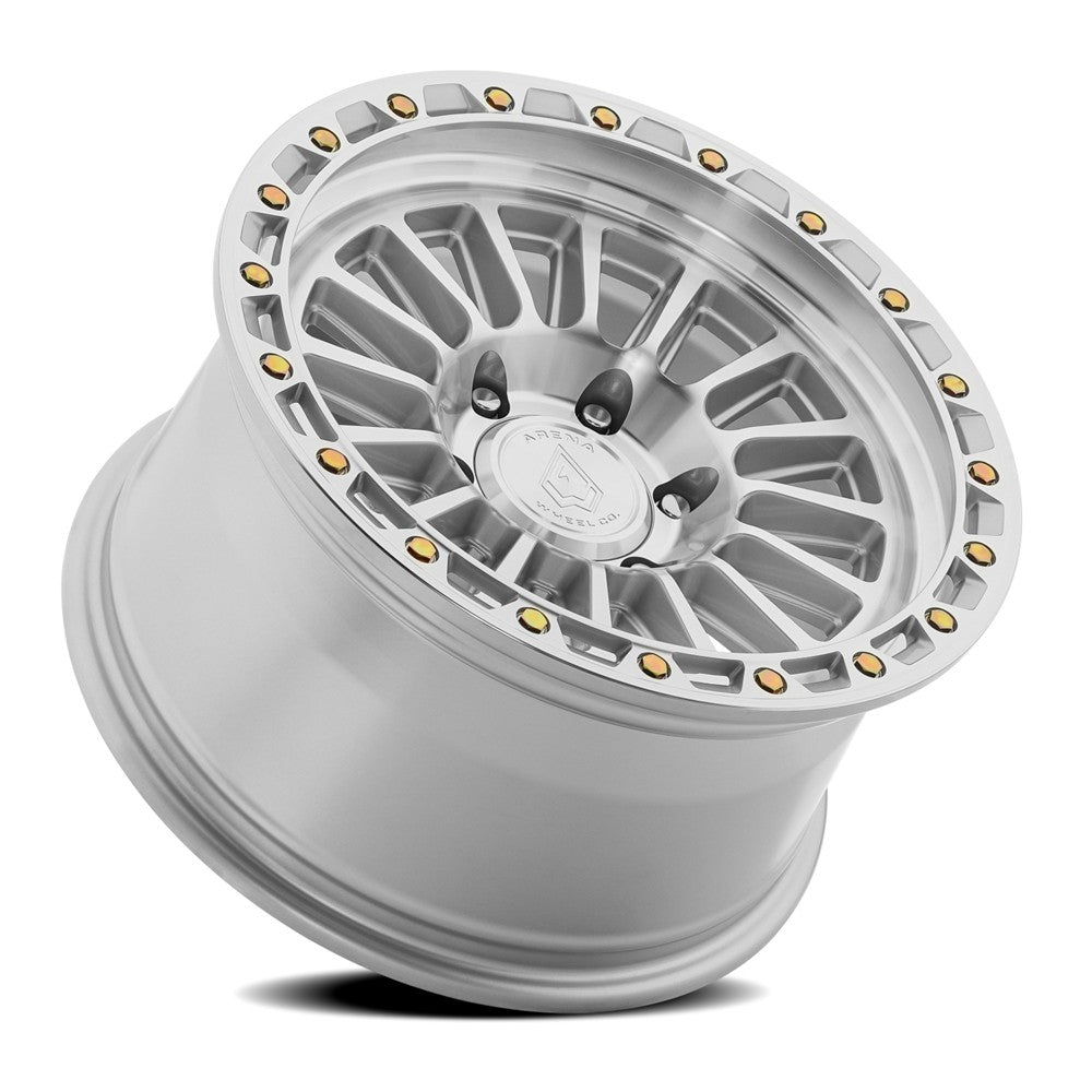 20x9 Arena Wheel Co. A130 Podium Gloss Silver Machined Wheel 6x135 (20mm)