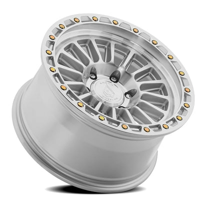 17x9 Arena Wheel Co. A130 Podium Gloss Silver Machined Wheel 6x5.5 (-12mm)