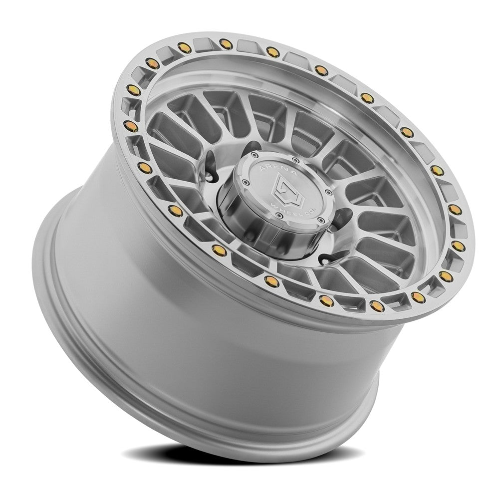 20x9 Arena Wheel Co. A130 Podium Gloss Silver Machined Wheel 8x180 (0mm)