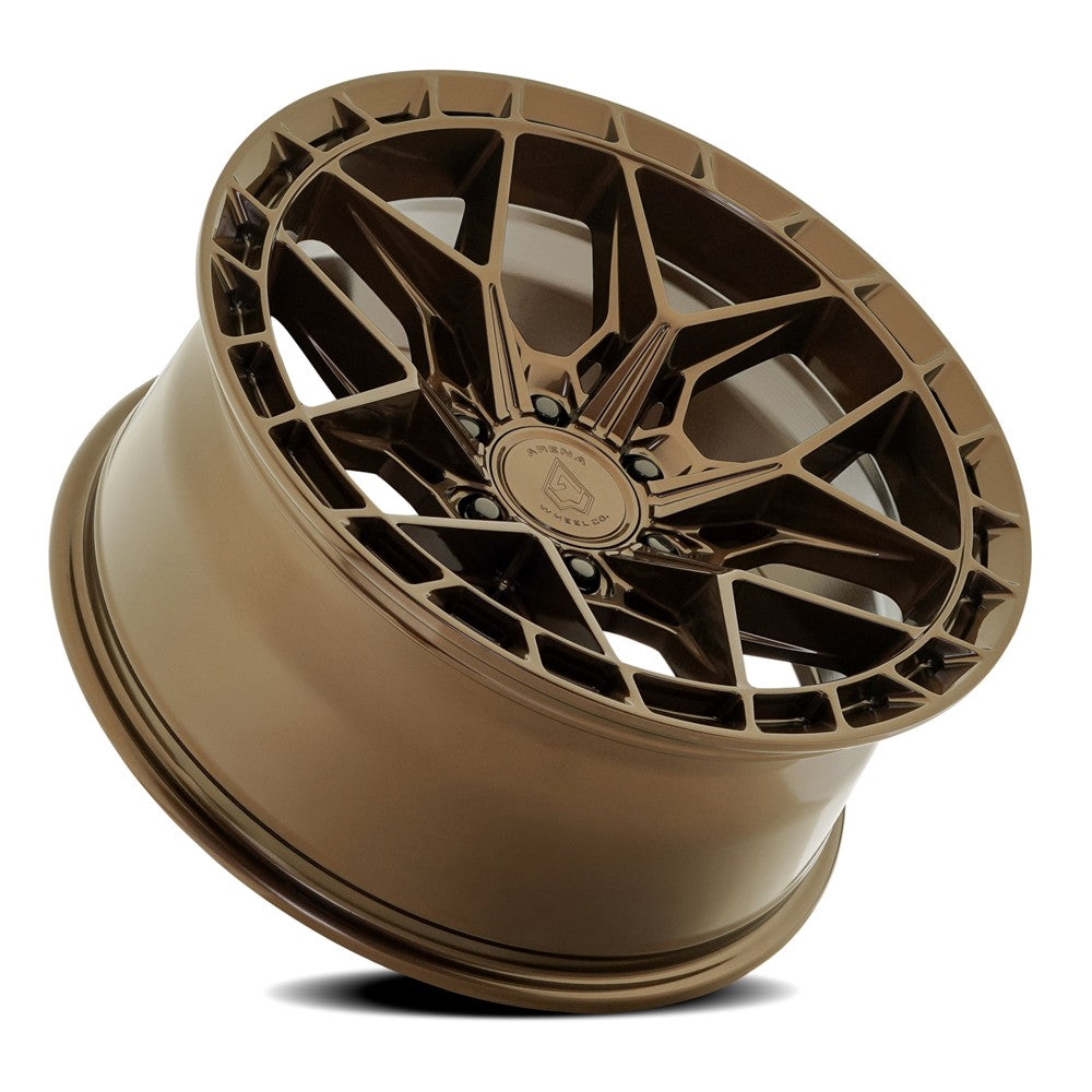 20x10 Arena A133 Rampage Glossy Black Center Machined Ddt Wheel 6x135 (-18mm)