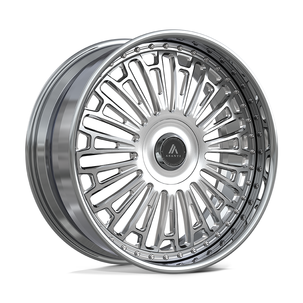 26x10 Asanti Forged Strive Brushed Chrome Wheel 5x5 (5mm)