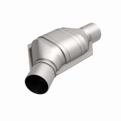 MagnaFlow Universal Catalytic Converter 2in Inlet/Outlet Angled Offset/Center Oval (California)