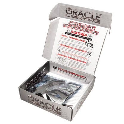 Oracle 21-22 Ford Bronco Headlight Halo Kit w/DRL Bar - Base Headlights -w/No Controller