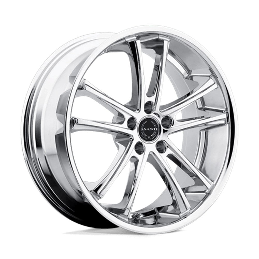 20x10 Asanti Black ABL1 Pegasi Chrome Wheel 5x4.75 (35mm)