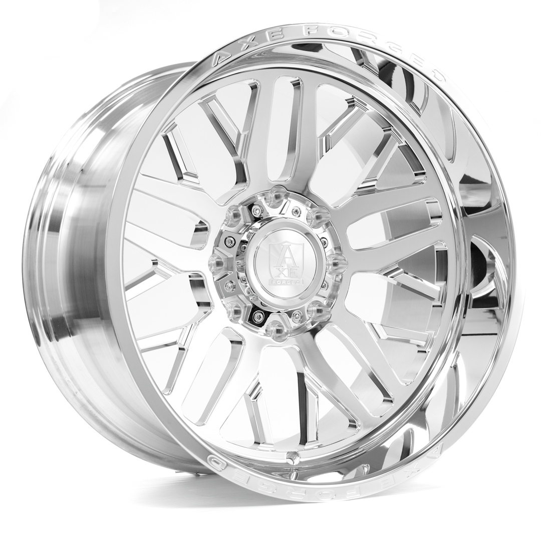 22x12 Axe AF11 Fully Polished FORGED Wheel 8x180 (-44mm)