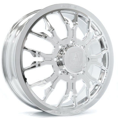 26x8.25 Axe Wheels AF6 Fully Polished FORGED DUALLY FRONT Wheel 8x210 (156mm)