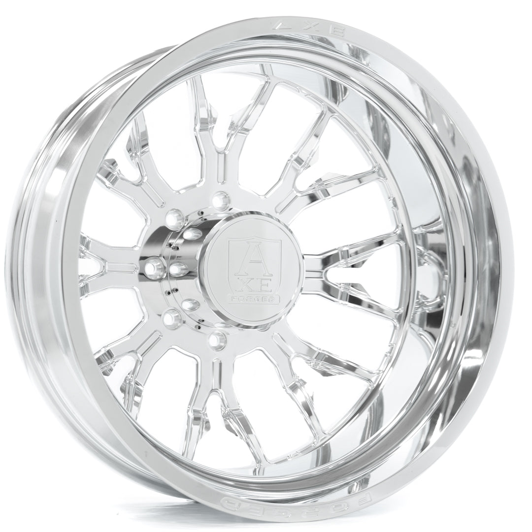 26x8.25 Axe Wheels AF6 Fully Polished FORGED DUALLY INNER Wheel 8x210 (156mm)