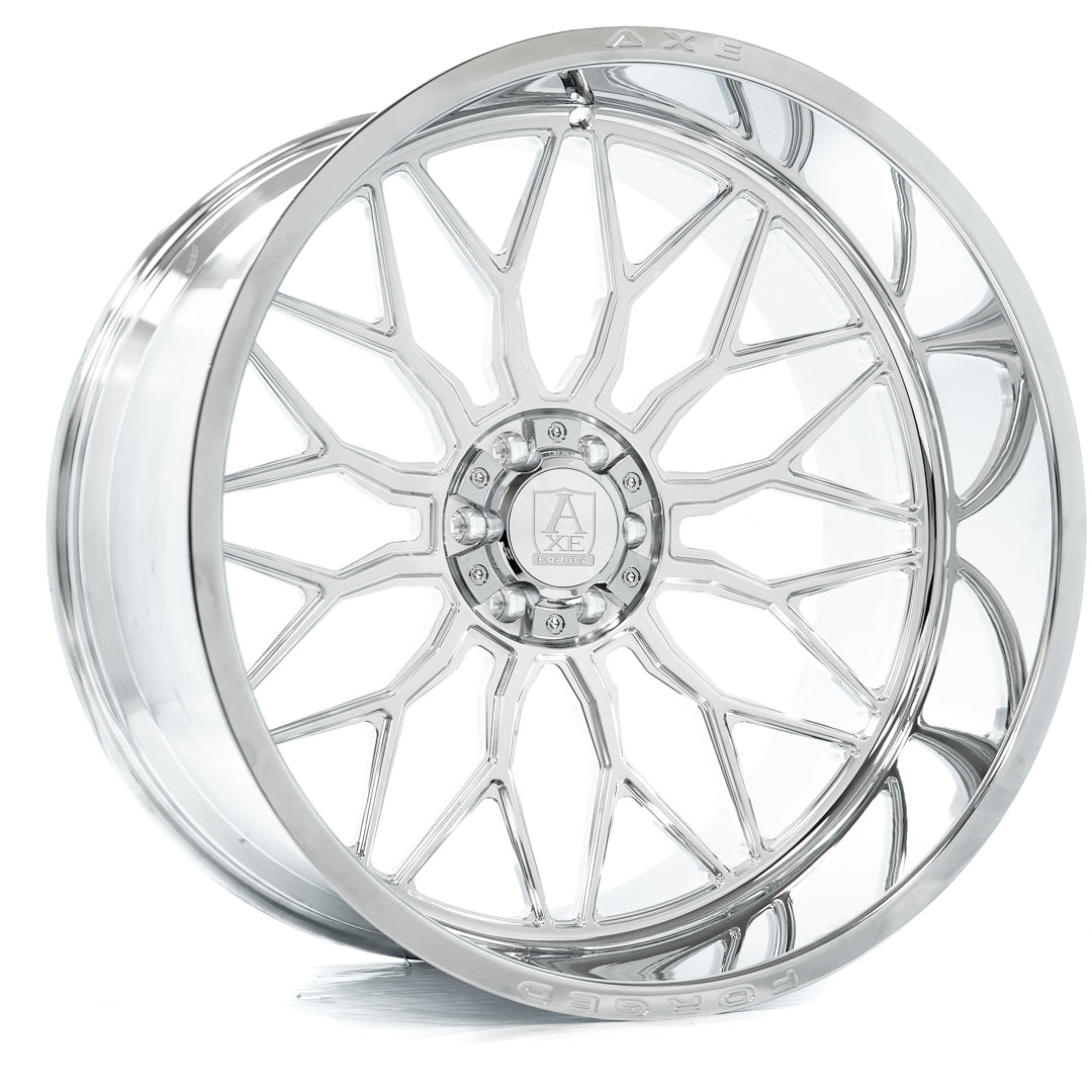 22x12 Axe AF8 Full Polished FORGED Wheel 8x6.5 (-44mm)