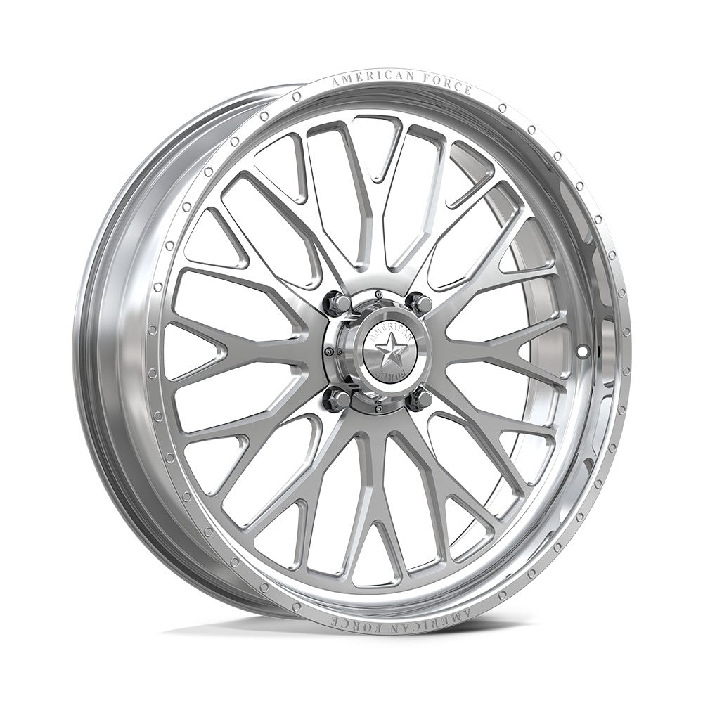 24x7 American Force AFW Invader Polished FORGED UTV Wheel 4x137 (0mm)