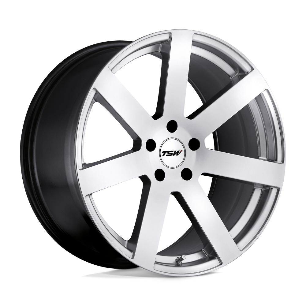 18x9.5 TSW BARDO HYPER SILVER Wheel 5x120 (45mm)