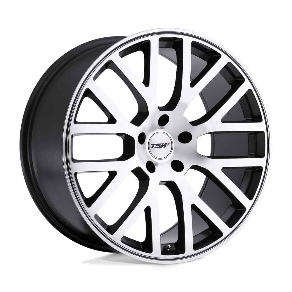 19x8 TSW DONINGTON GUNMETAL MIRROR CUT FACE Wheel 5x100 (32mm)