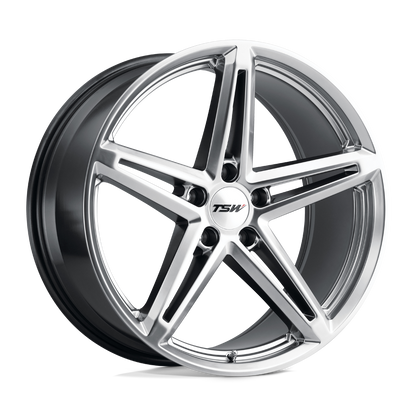 18x9.5 TSW MOLTENO HYPER SILVER Wheel 5x120 (40mm)