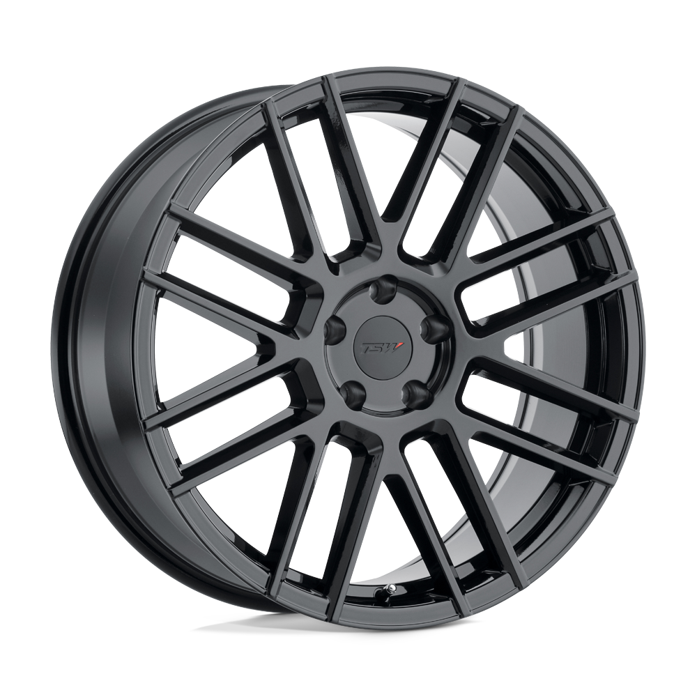 20x8.5 TSW MOSPORT GLOSS BLACK Wheel 5x112 (32mm)