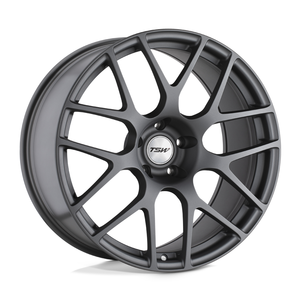 20x10 TSW NURBURGRING MATTE GUNMETAL Wheel 5x112 (40mm)