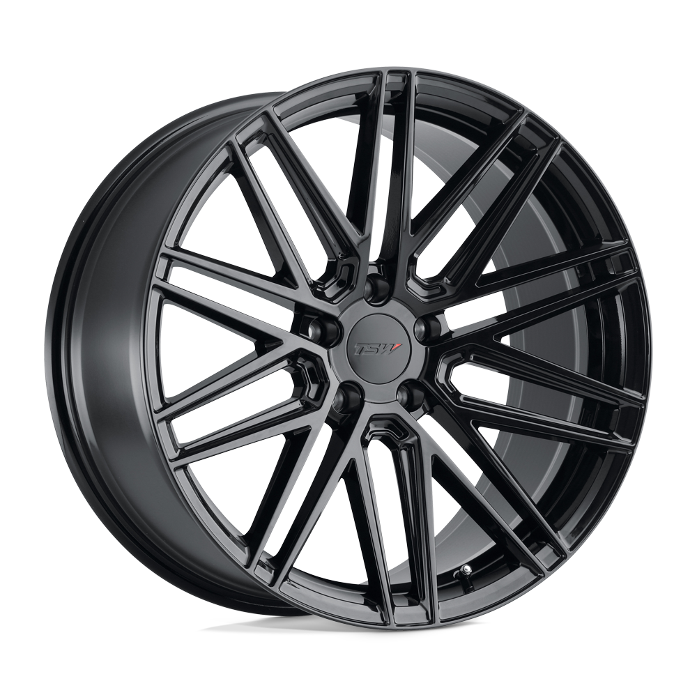 19x8.5 TSW PESCARA GLOSS BLACK Wheel 5x112 (32mm)