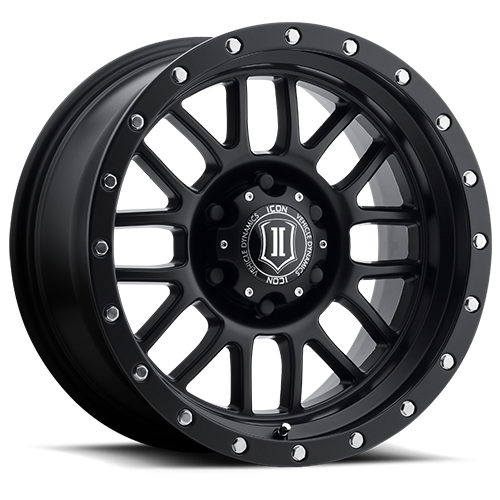 17x8.5 Icon Alloys Alpha Satin Black Wheel 6x135 (6mm)