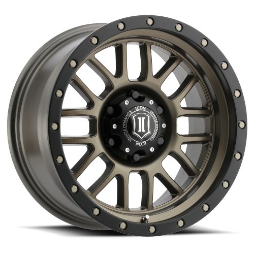 17x8.5 Icon Alloys Alpha Bronze Wheel 6x5.5 (0mm)
