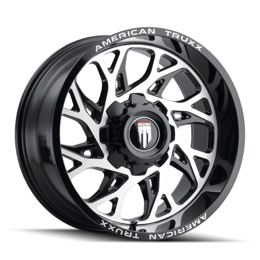 20x9 American Truxx Destiny Black/Machined Wheel 5x5/5x5.5 (0mm)