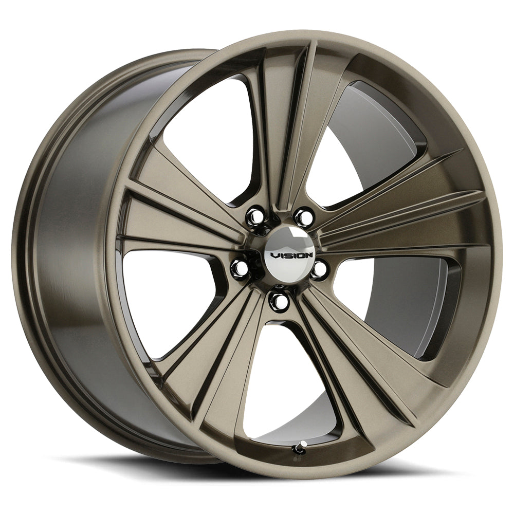 20x11 American Muscle V327 Missile Metallic Bronze Wheel 5x4.5 (50mm)