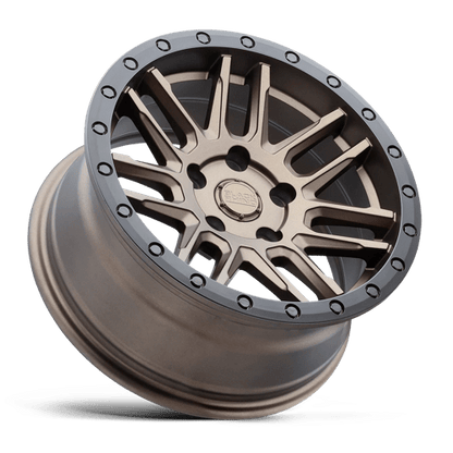 18x8 Black Rhino Arches Bronze W/ Black Ring Wheel 5x4.25 (30mm)