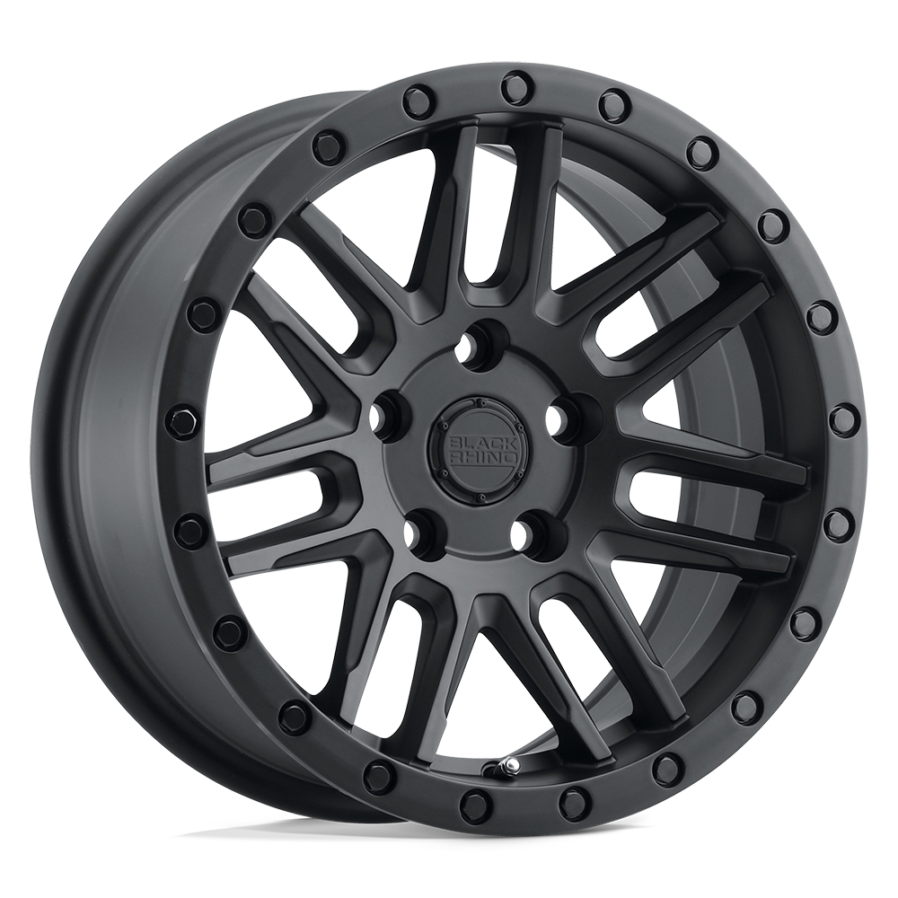 18x8 Black Rhino Arches Matte Black Wheel 5x4.25 (30mm)