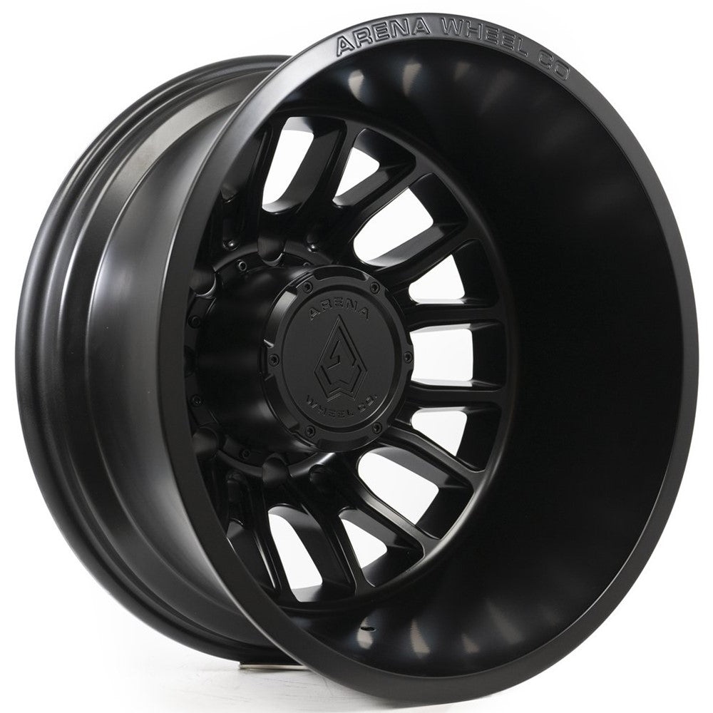 22x8.25 Arena A113 Thunder Satin Black DUALLY REAR Wheel 8x210 (-220mm)
